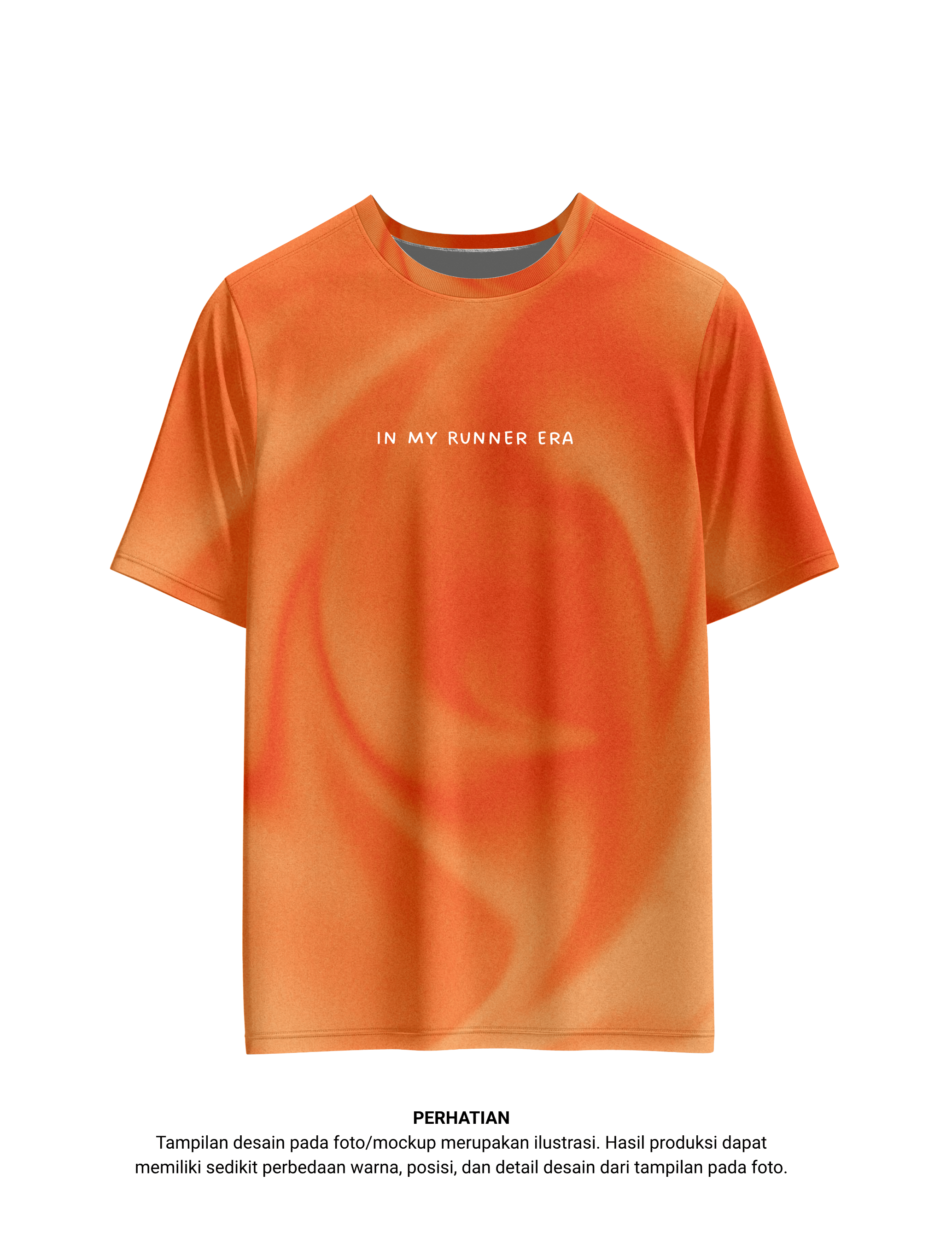 Running Shirt In My Runner Era | Orange