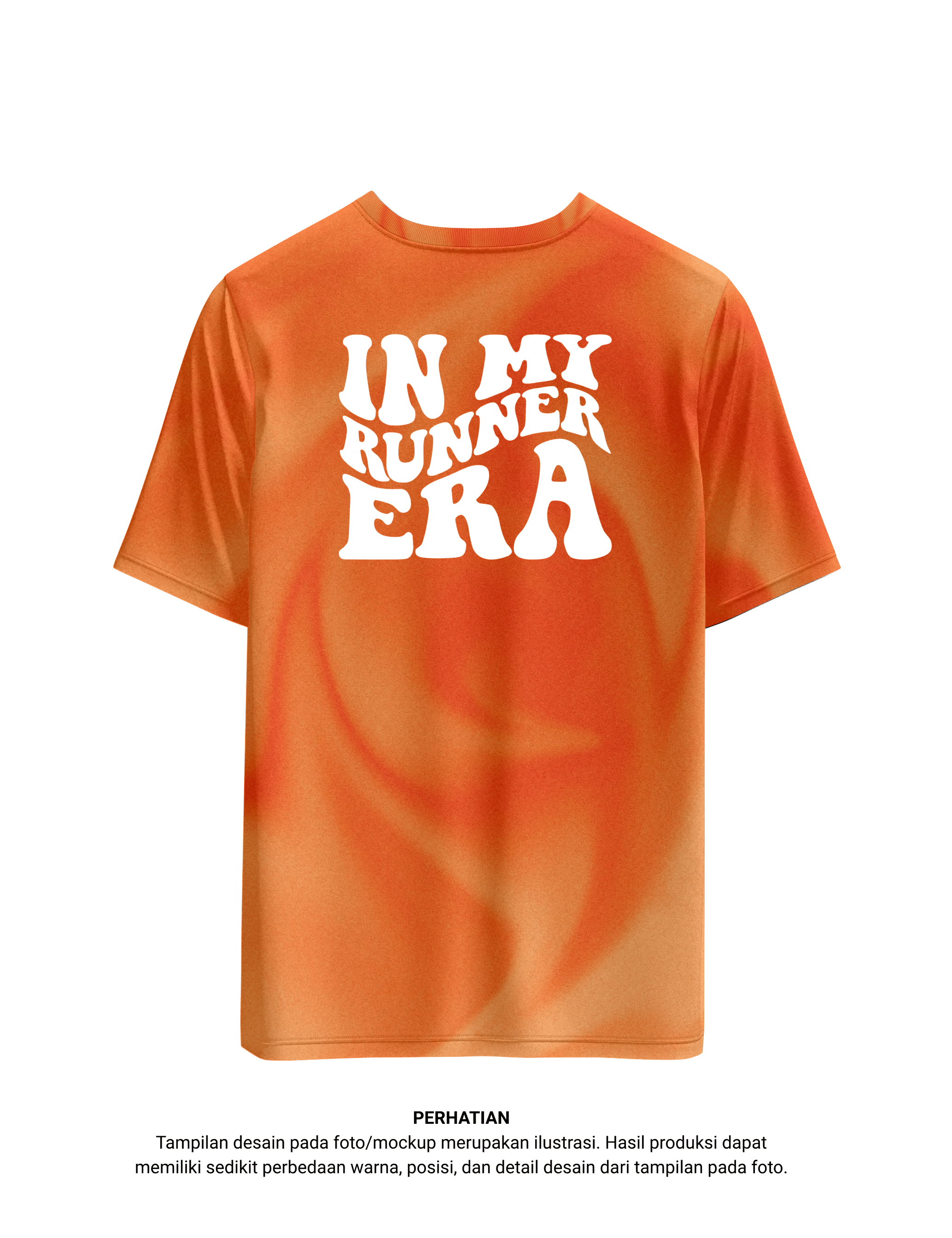 Running Shirt In My Runner Era | Orange