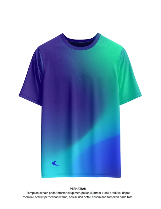 Running Shirt There Still So Much More | Gradient Biru