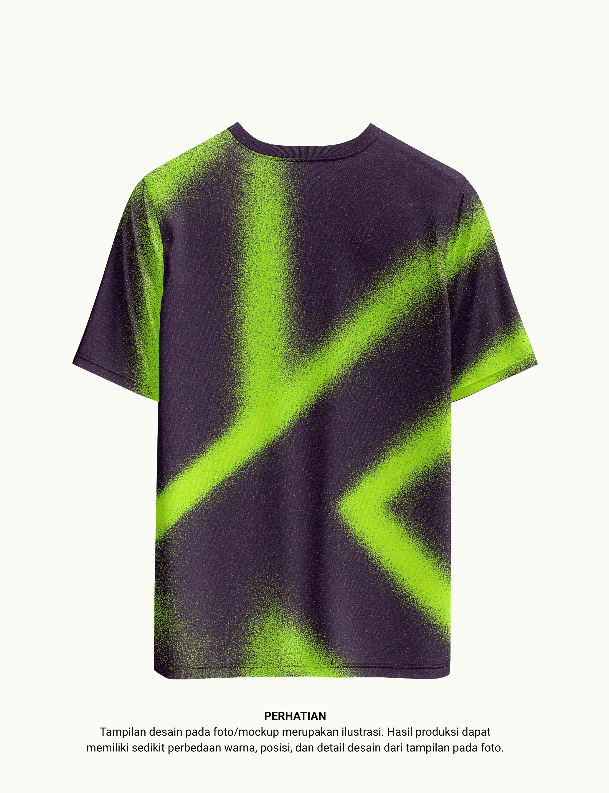 Running Shirt | Hitam Hijau Gradient