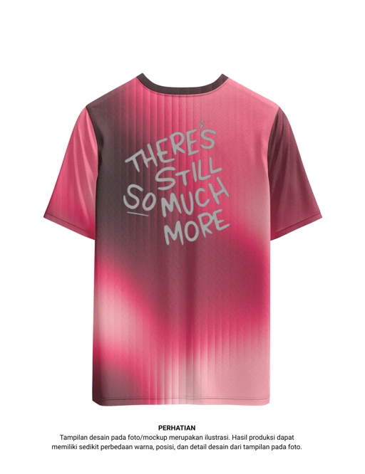 Running Shirt There Still So Much More | Gradient Merah