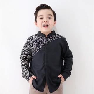 Kemeja Batik Shirt Anak Lengan Panjang