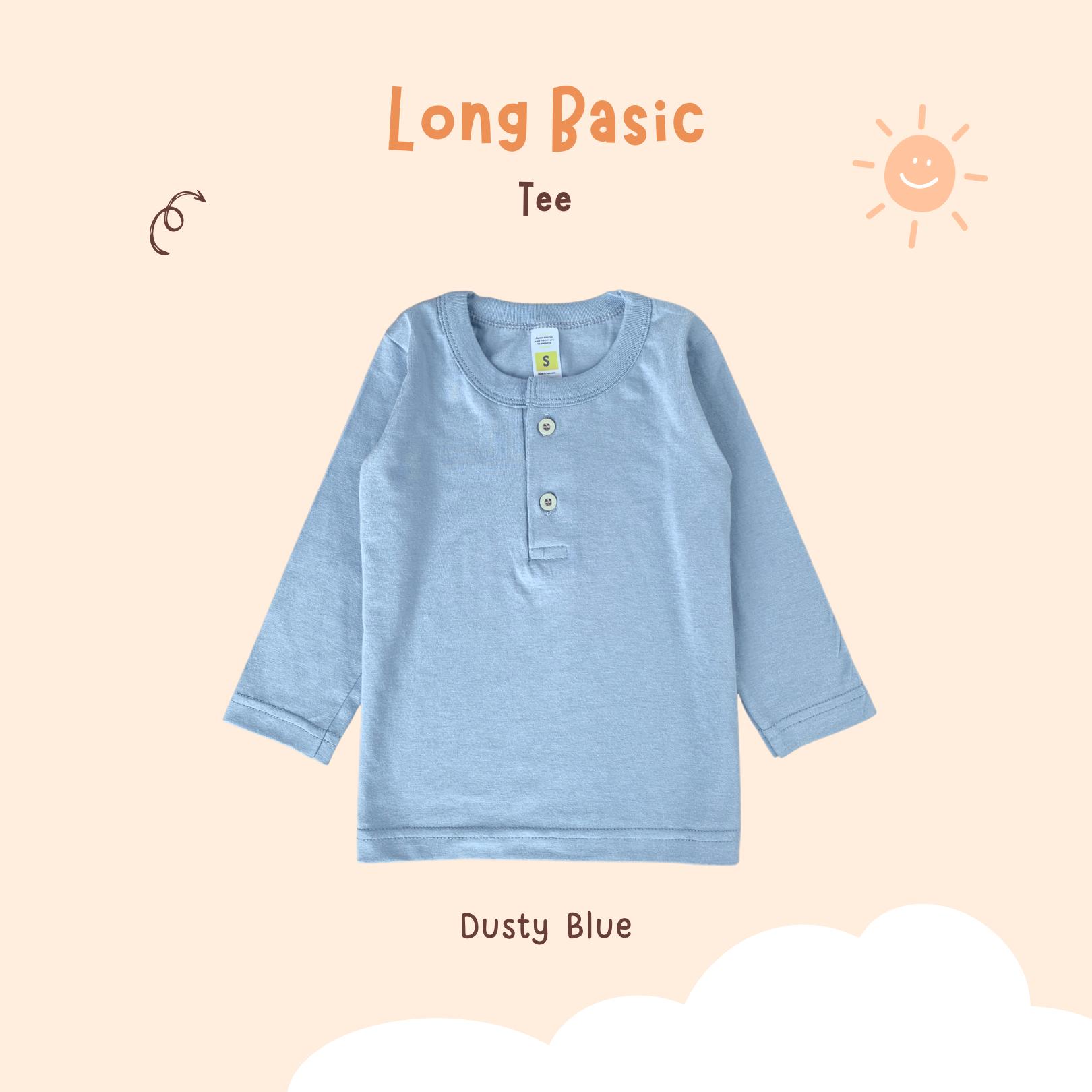 Atasan Kaos Long Basic Tee Anak Lgn Panjang