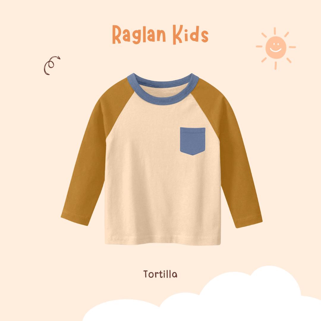 Atasan Kaos Raglan Anak