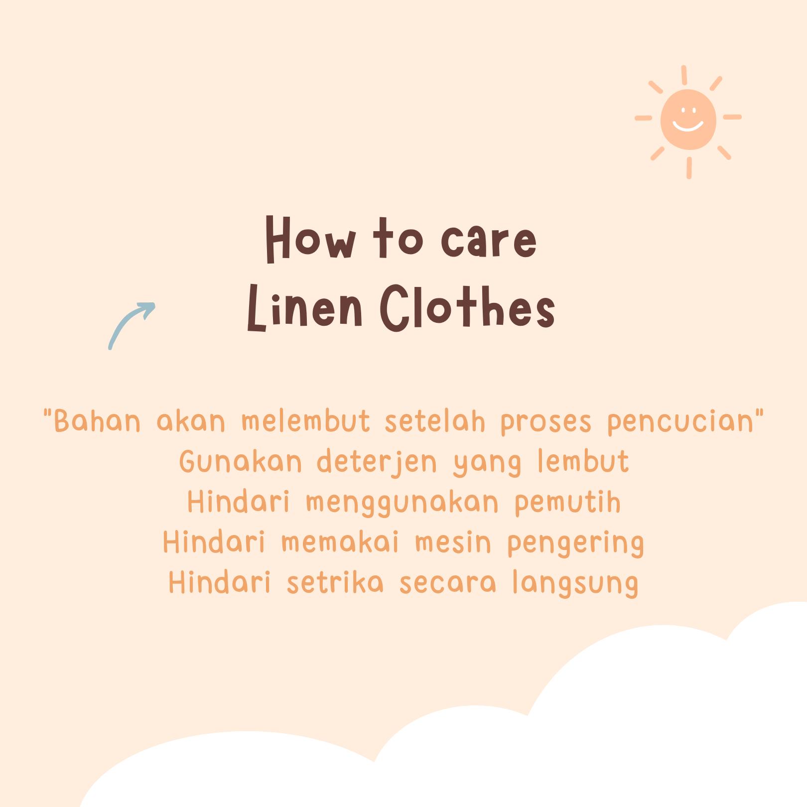 Kemeja Linen Anak Lengan Pendek
