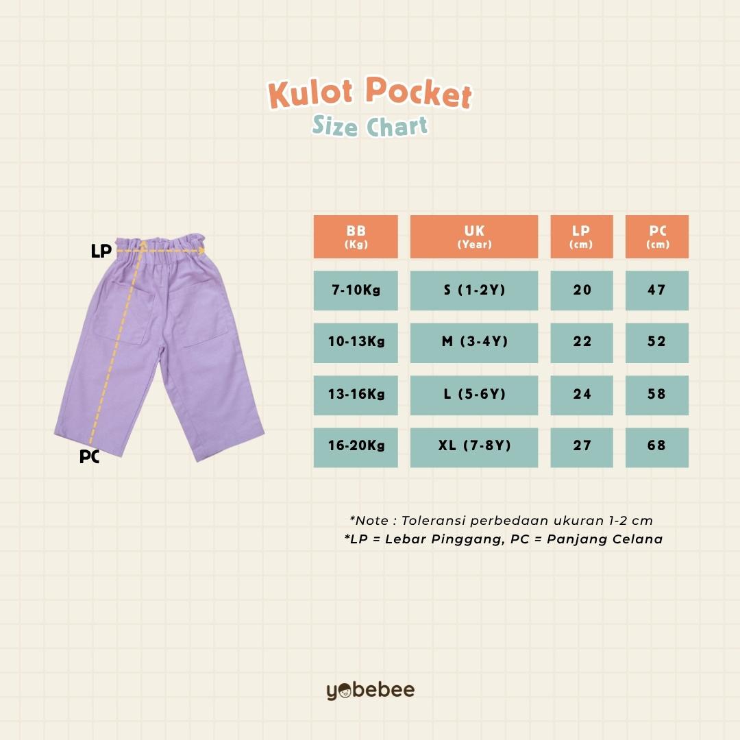 Celana Linen Kulot Anak Perempuan