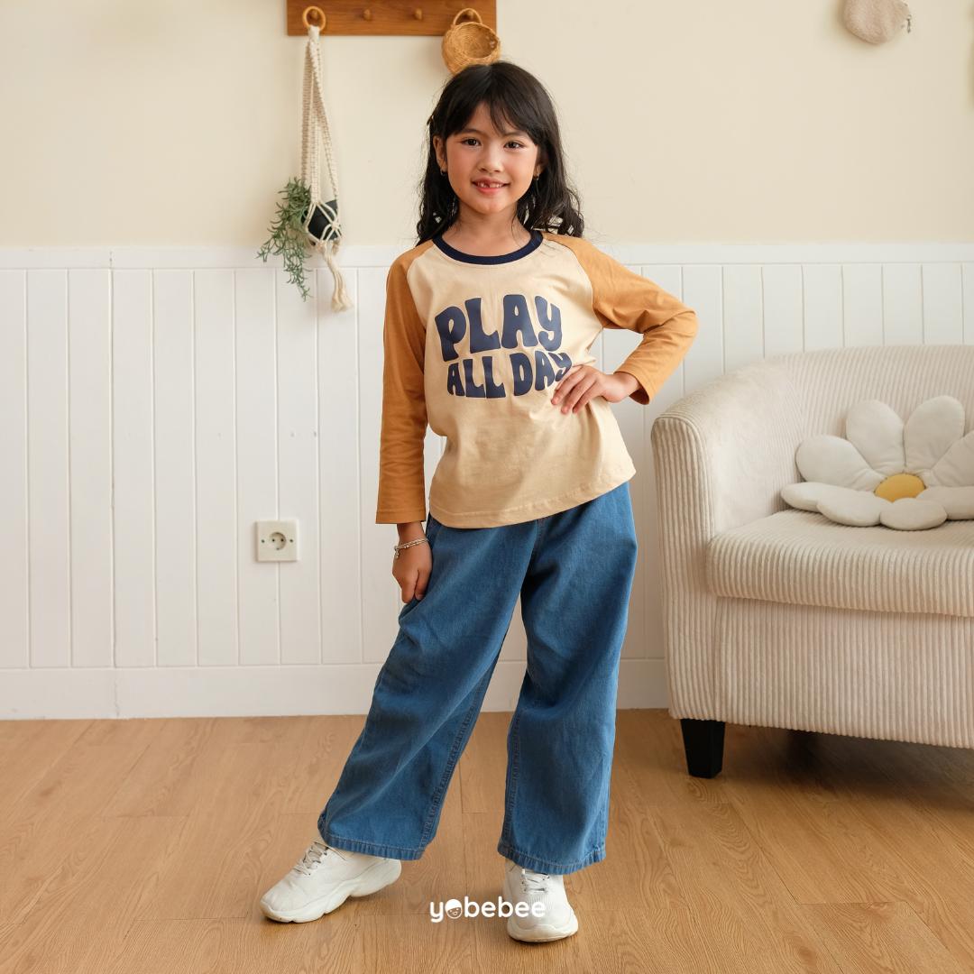 Atasan Play Series Raglan Tee Anak