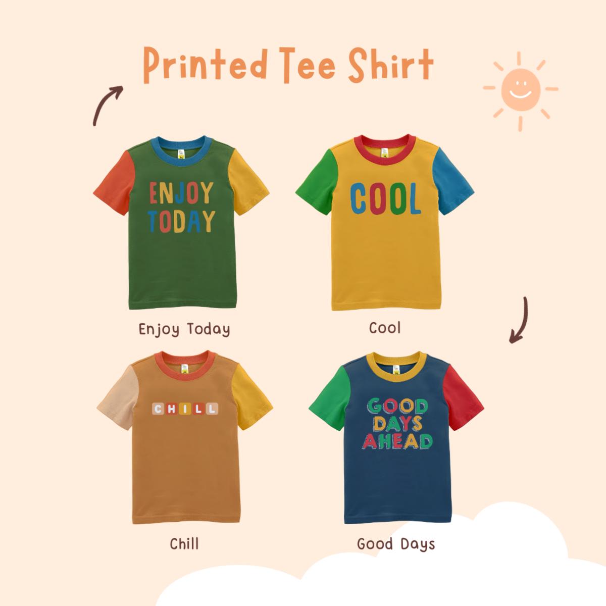 Atasan Kaos Printed Tee Anak