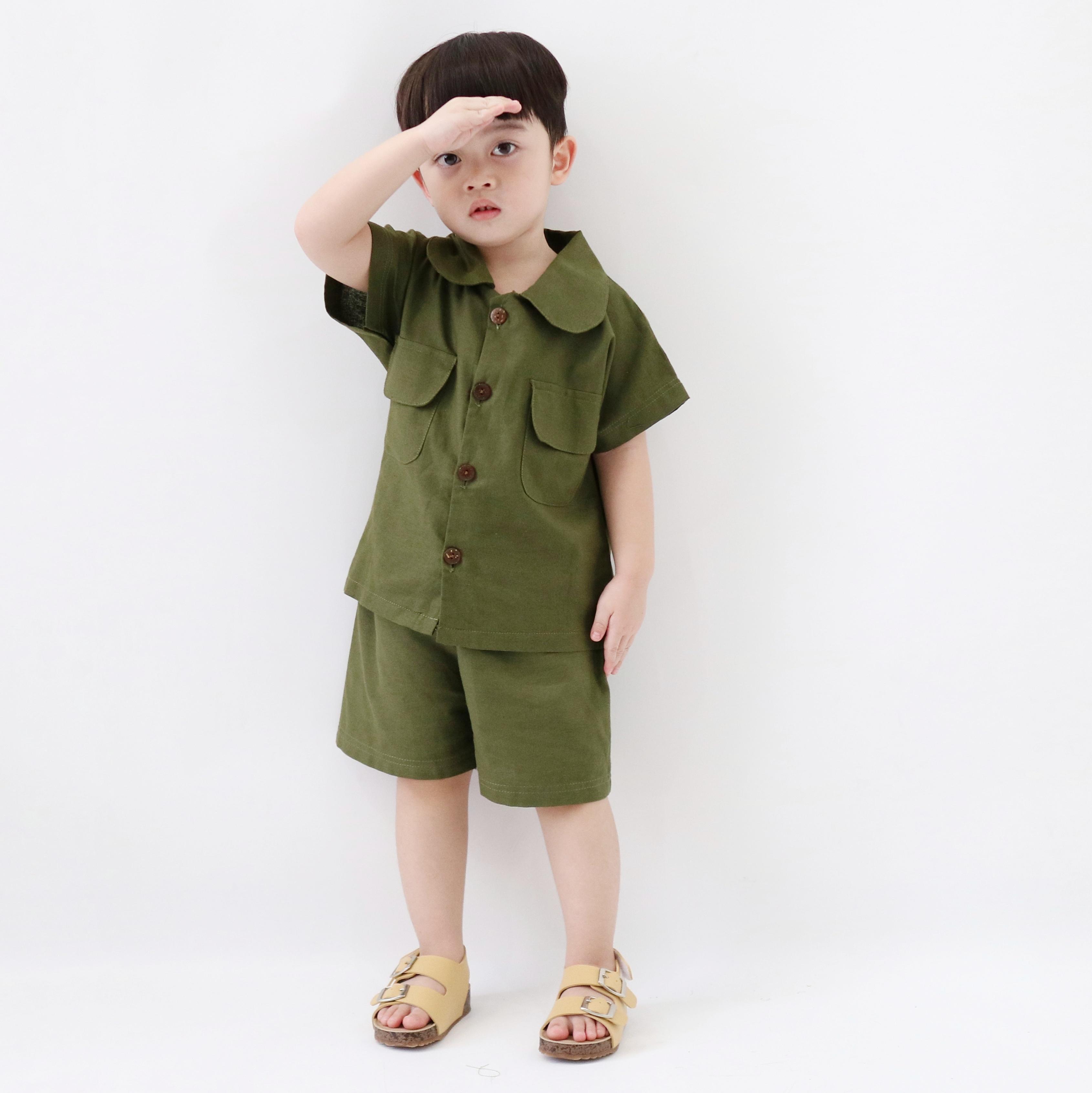 Setelan Pendek Safari Set Anak