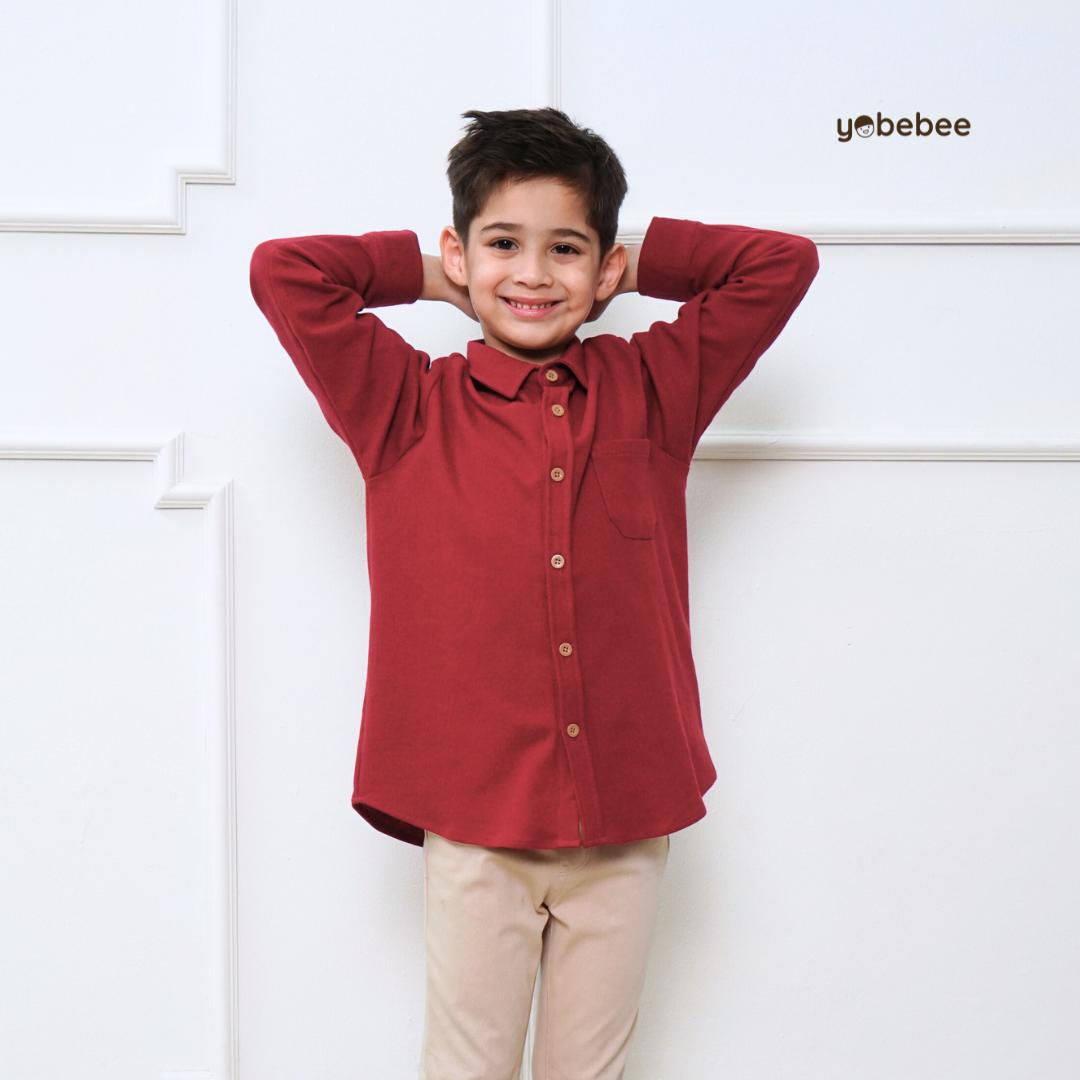 Kemeja Danish Long Shirt Anak Lgn Panjang