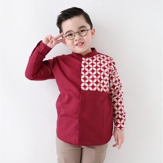 Kemeja Batik Shirt Anak Lengan Panjang