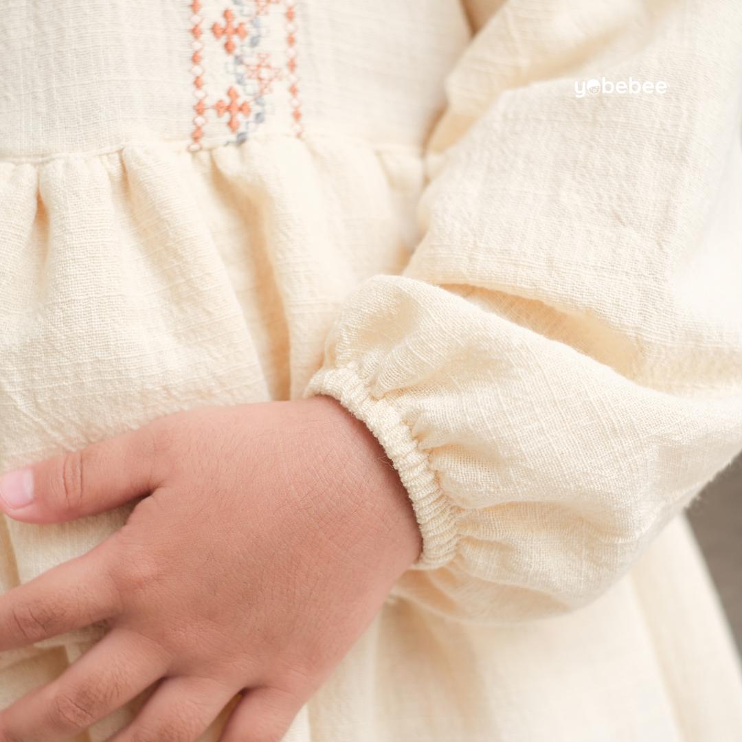 Baju Muslim Zeeya Bordir Long Dress Anak