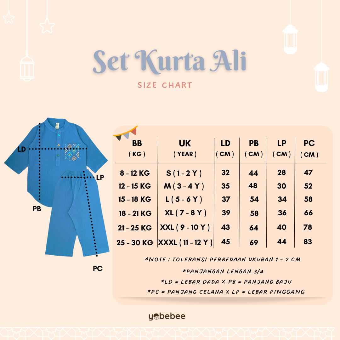Baju Muslim Kurta Ali Anak