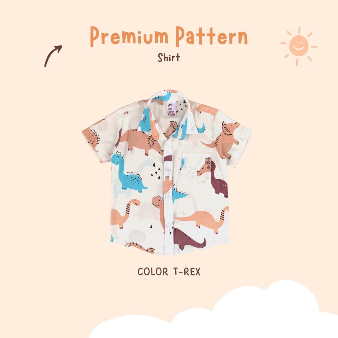 Atasan Kemeja Rayon Pattern Anak
