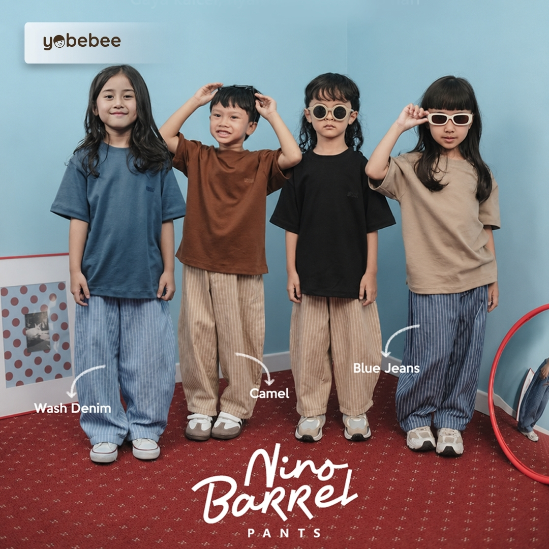 Celana Nino Barrel Pants Anak