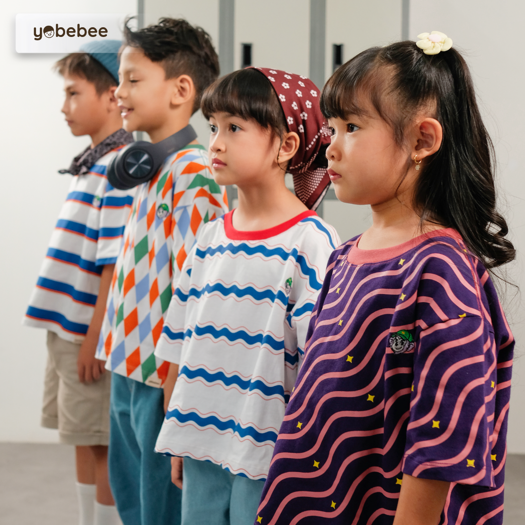 Atasan Theo Oversize Printed Tee Anak