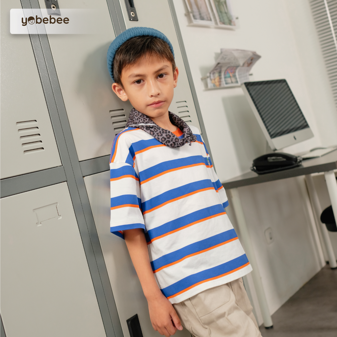 Atasan Theo Oversize Printed Tee Anak