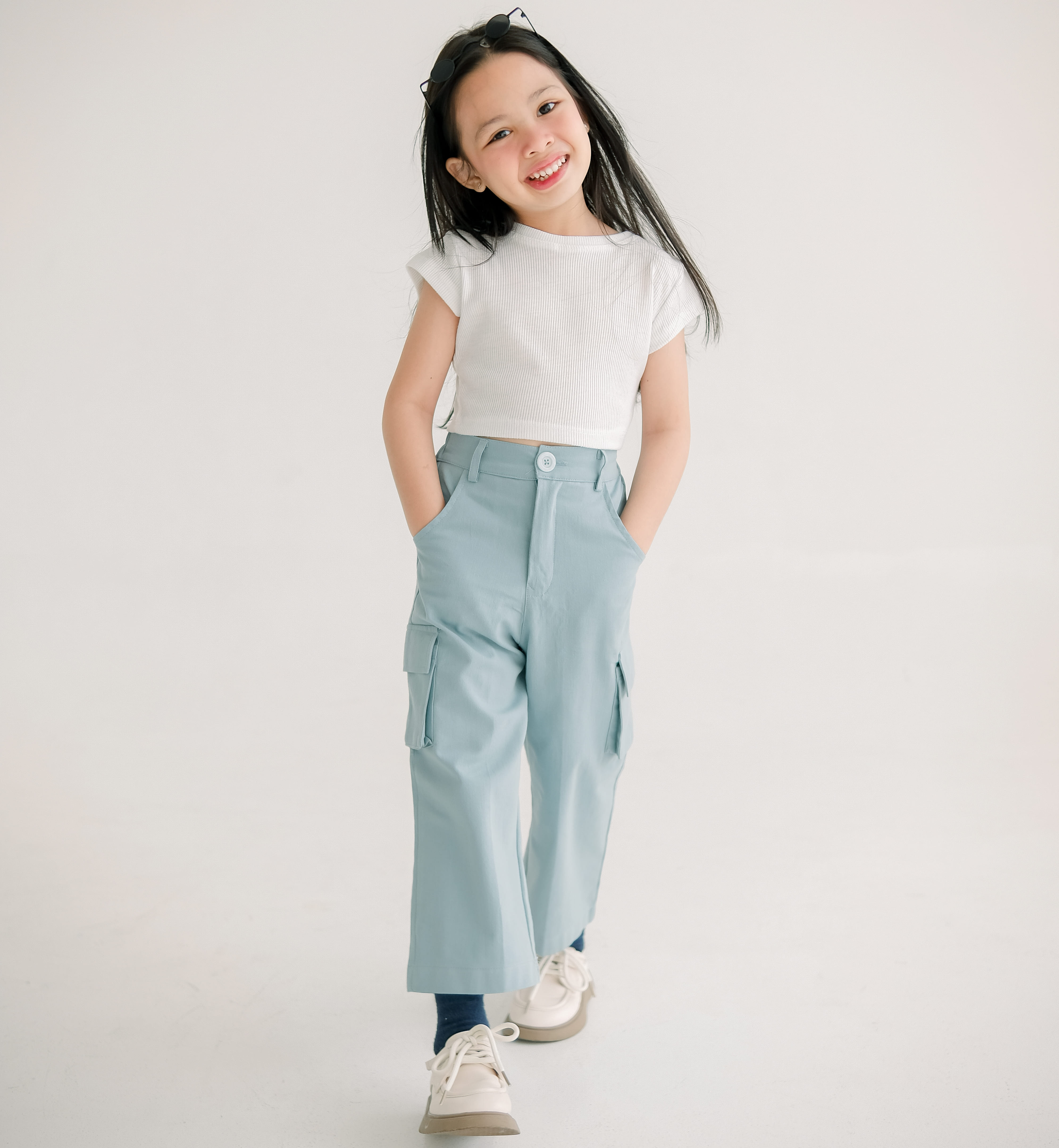 Celana Olive Cargo Pants Anak