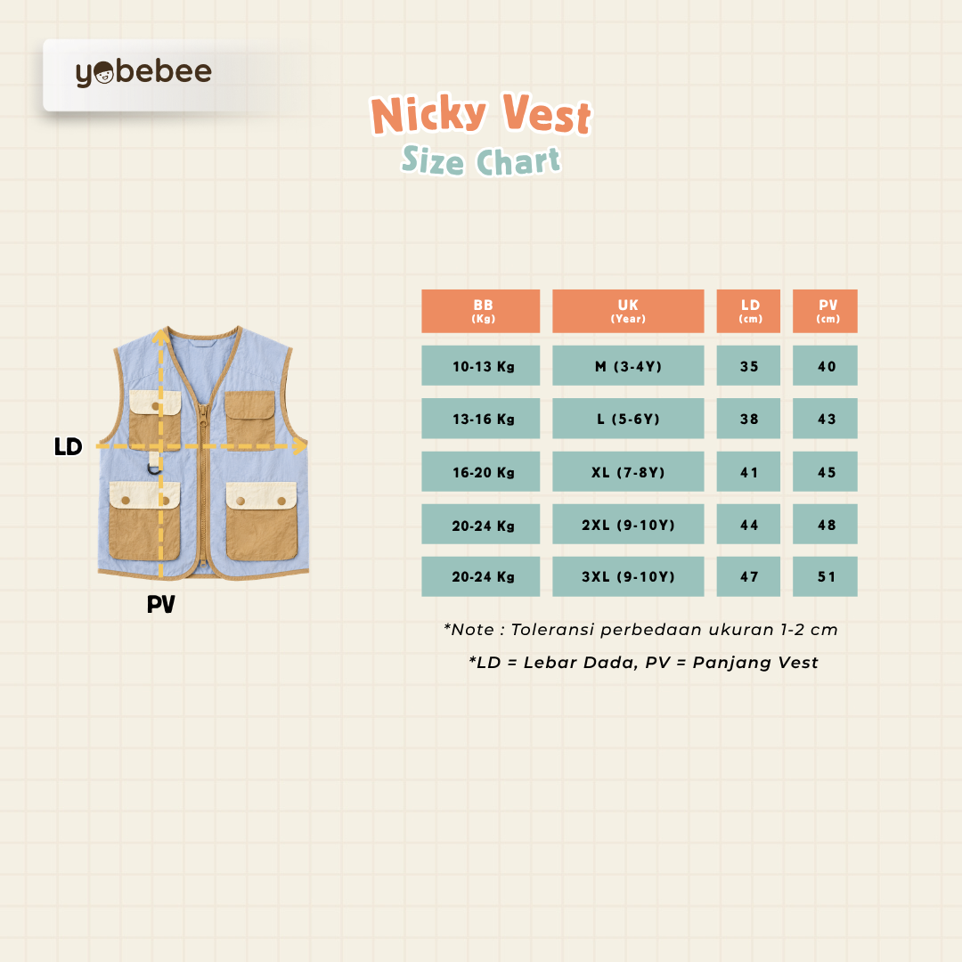 Atasan Nicky Vest Anak
