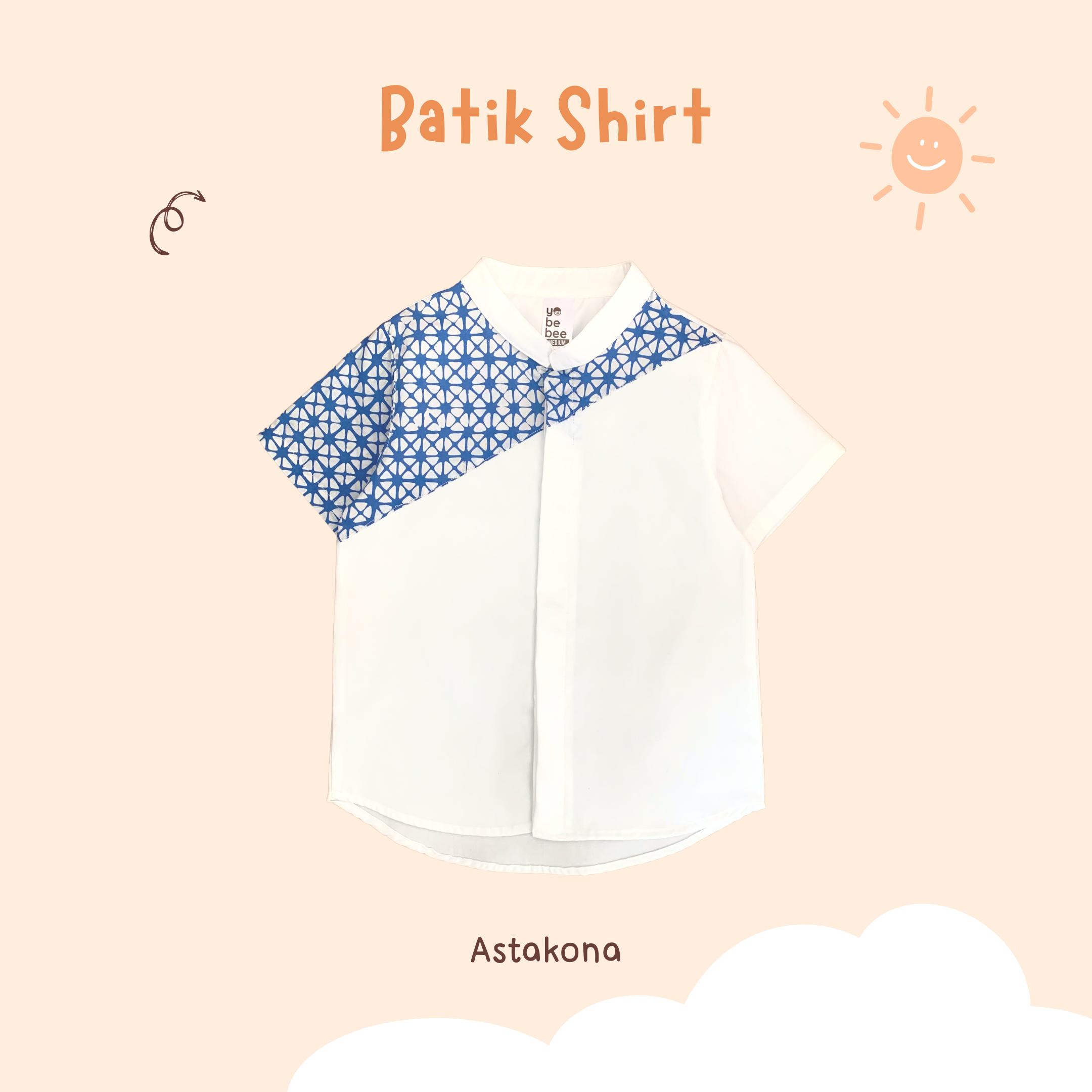 Kemeja Batik Anak Lengan Pendek