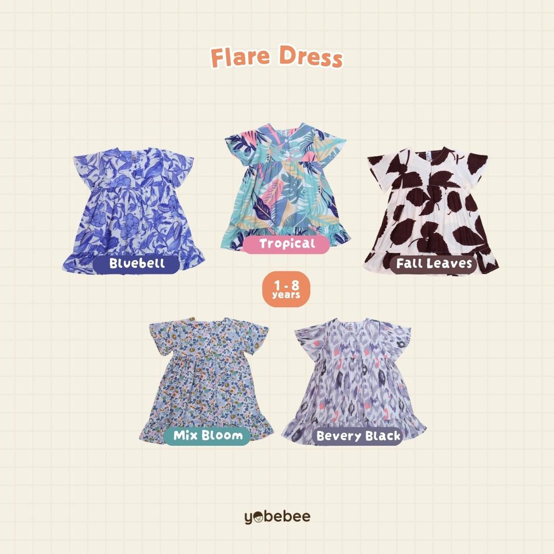Flare Dress Rayon Anak