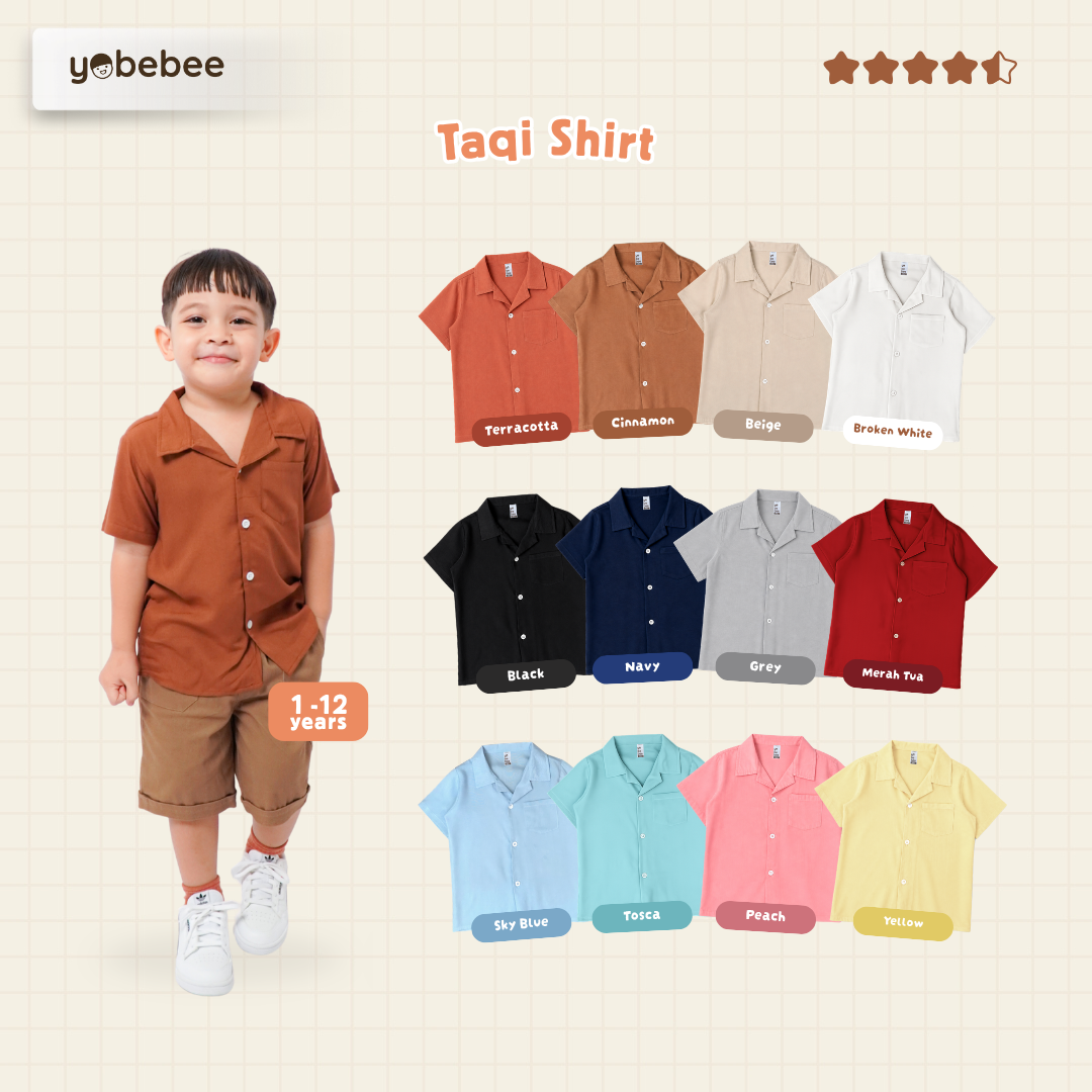 Taqi Rayon Shirt Kemeja Anak