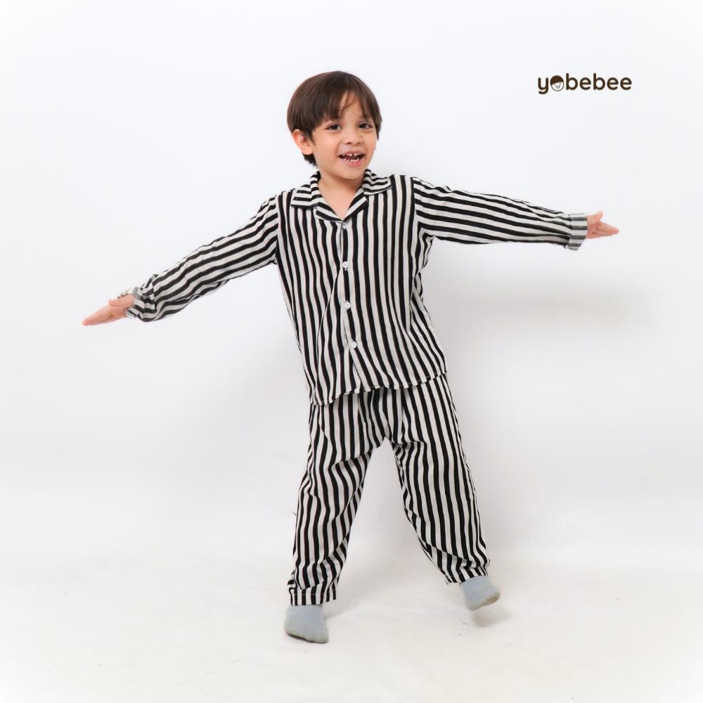 Piyama Noe Long Stripe Pajamas Anak
