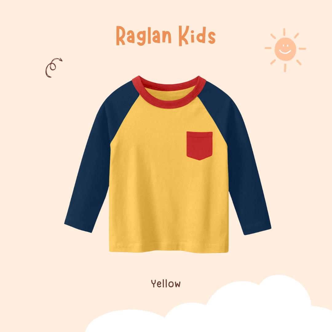 Atasan Kaos Raglan Anak