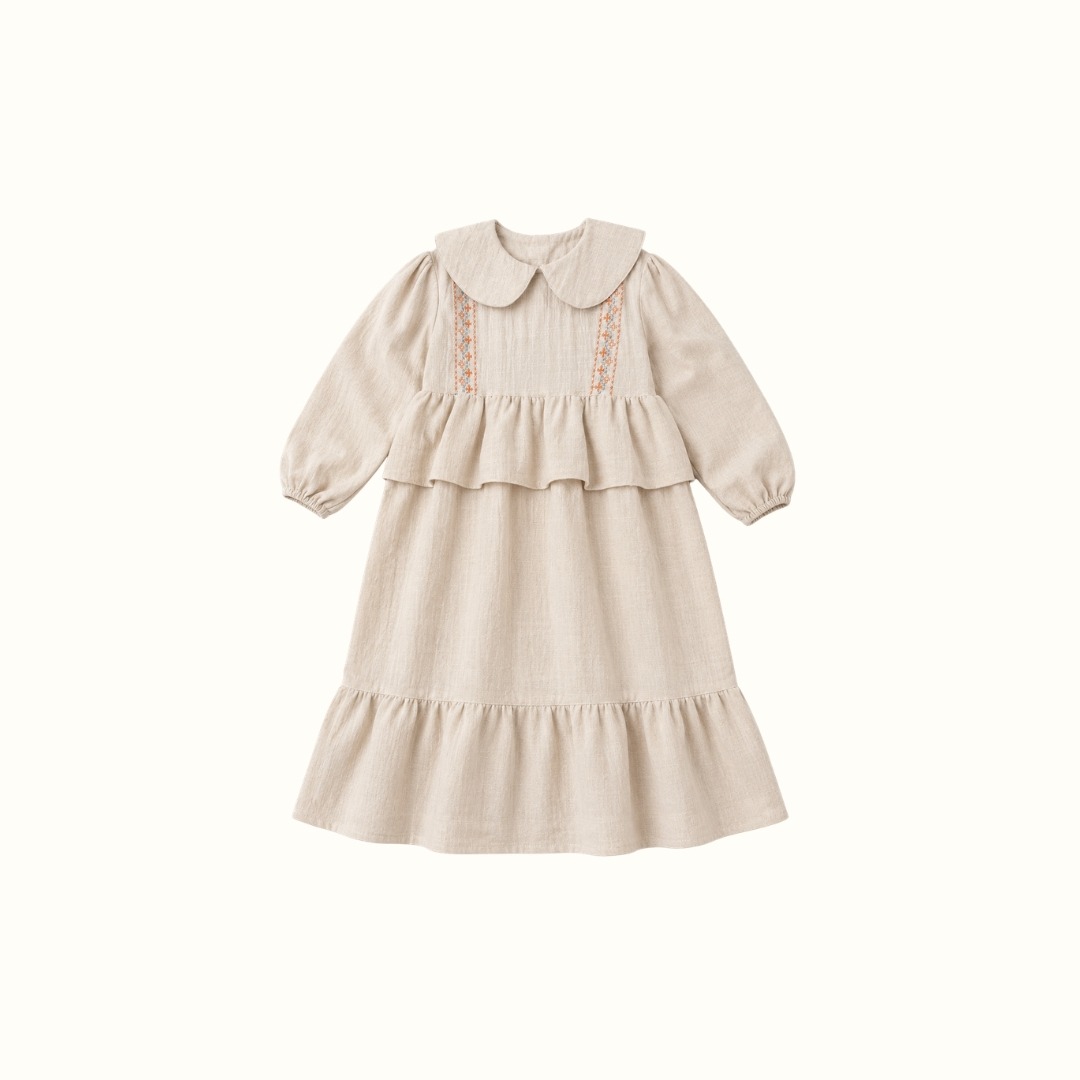 Baju Muslim Zeeya Bordir Long Dress Anak