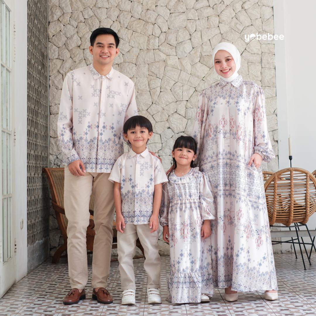 SWARNADIPA SERIES DENIM BLUE Family Set