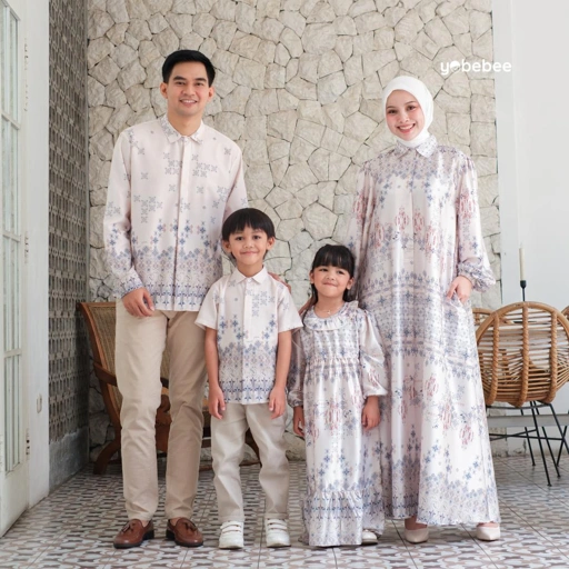 SWARNADIPA SERIES DENIM BLUE Family Set
