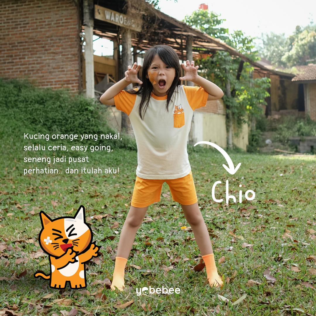 Setelan Pendek Playmates Daily Set Anak