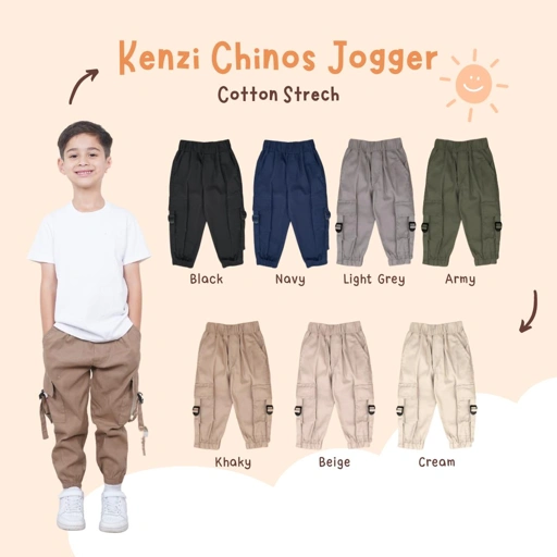 Celana Kenzi Chinos Jogger Anak