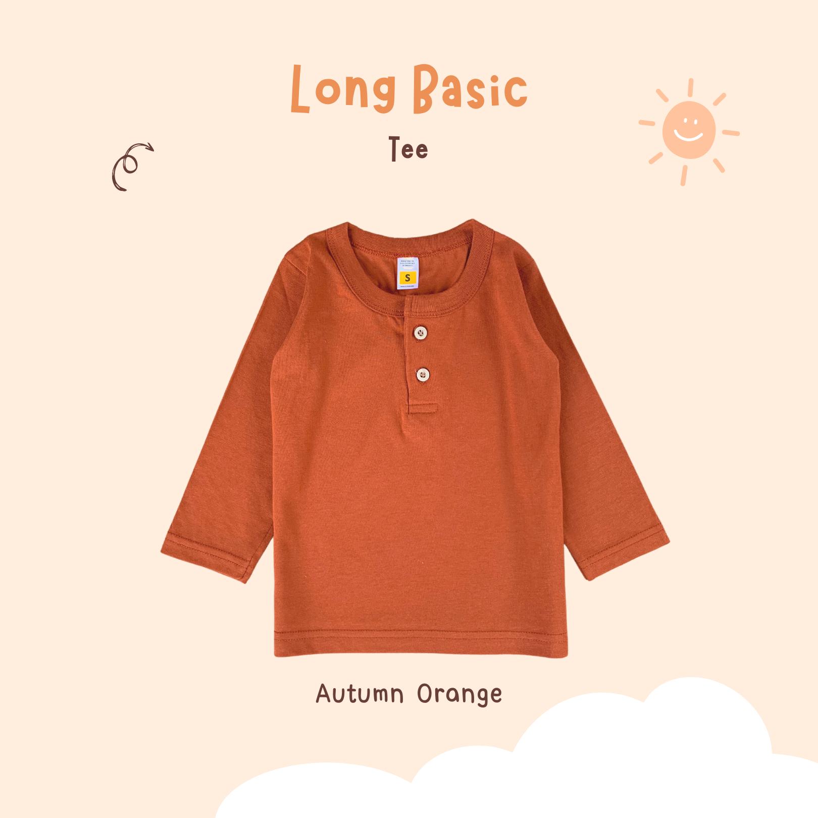 Atasan Kaos Long Basic Tee Anak Lgn Panjang