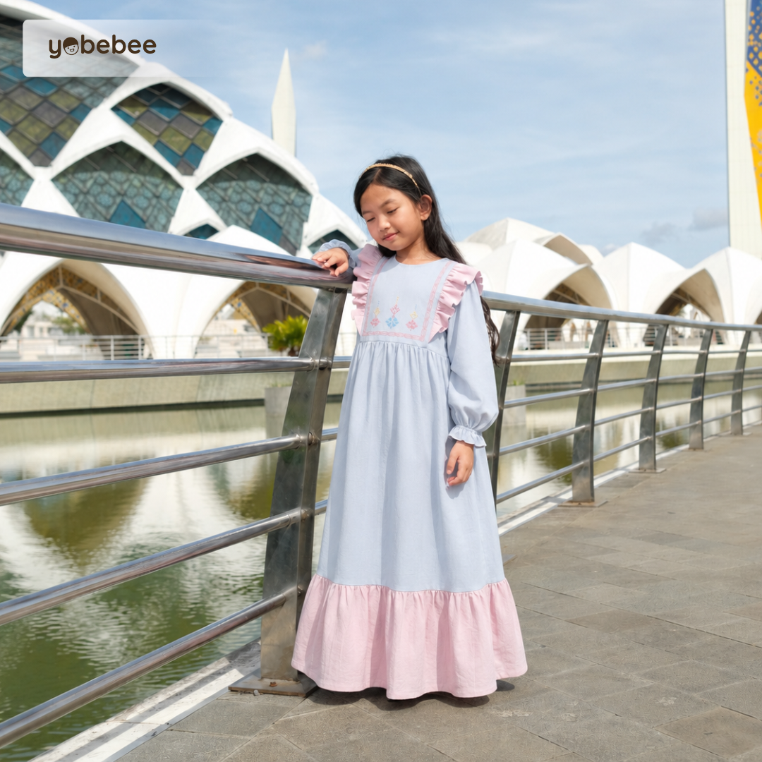 Baju Muslim Naura Dress Anak