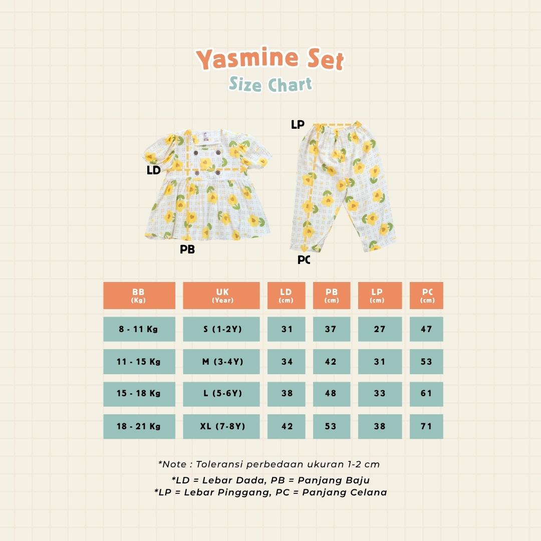 Setelan Yasmine Rayon Set Anak