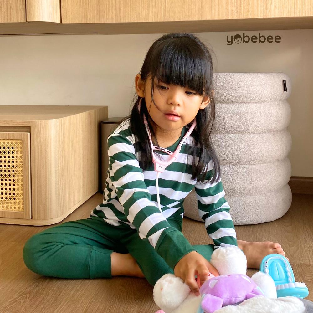 Setelan Chico Piyama Set Stripe Anak