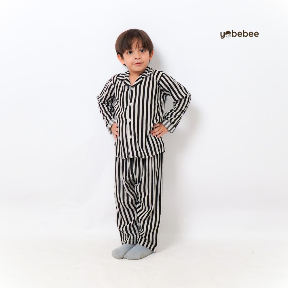 Piyama Noe Long Stripe Pajamas Anak