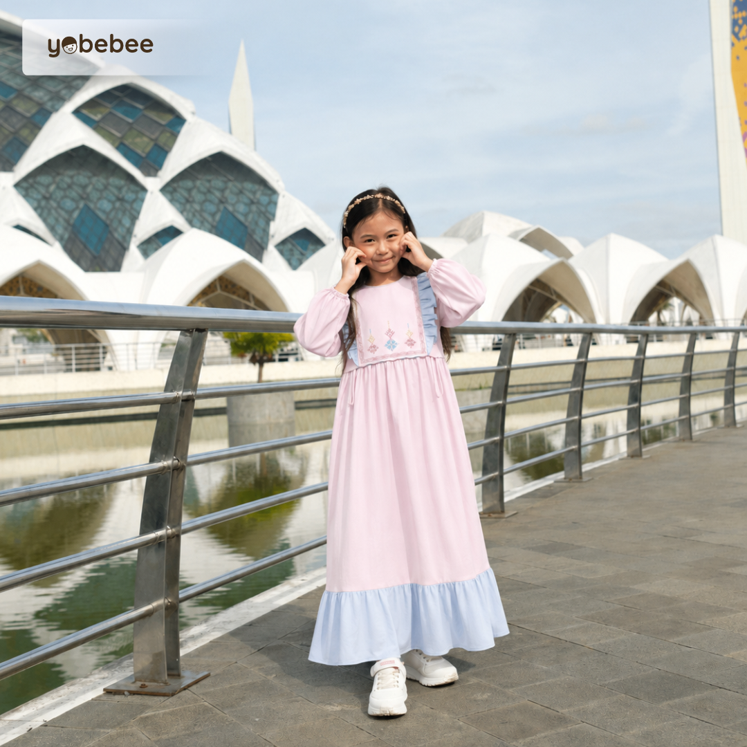 Baju Muslim Naura Dress Anak