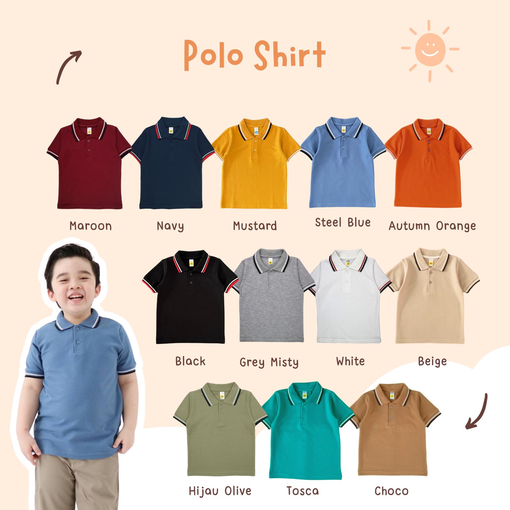 Atasan Polo Shirt Anak Laki-Laki