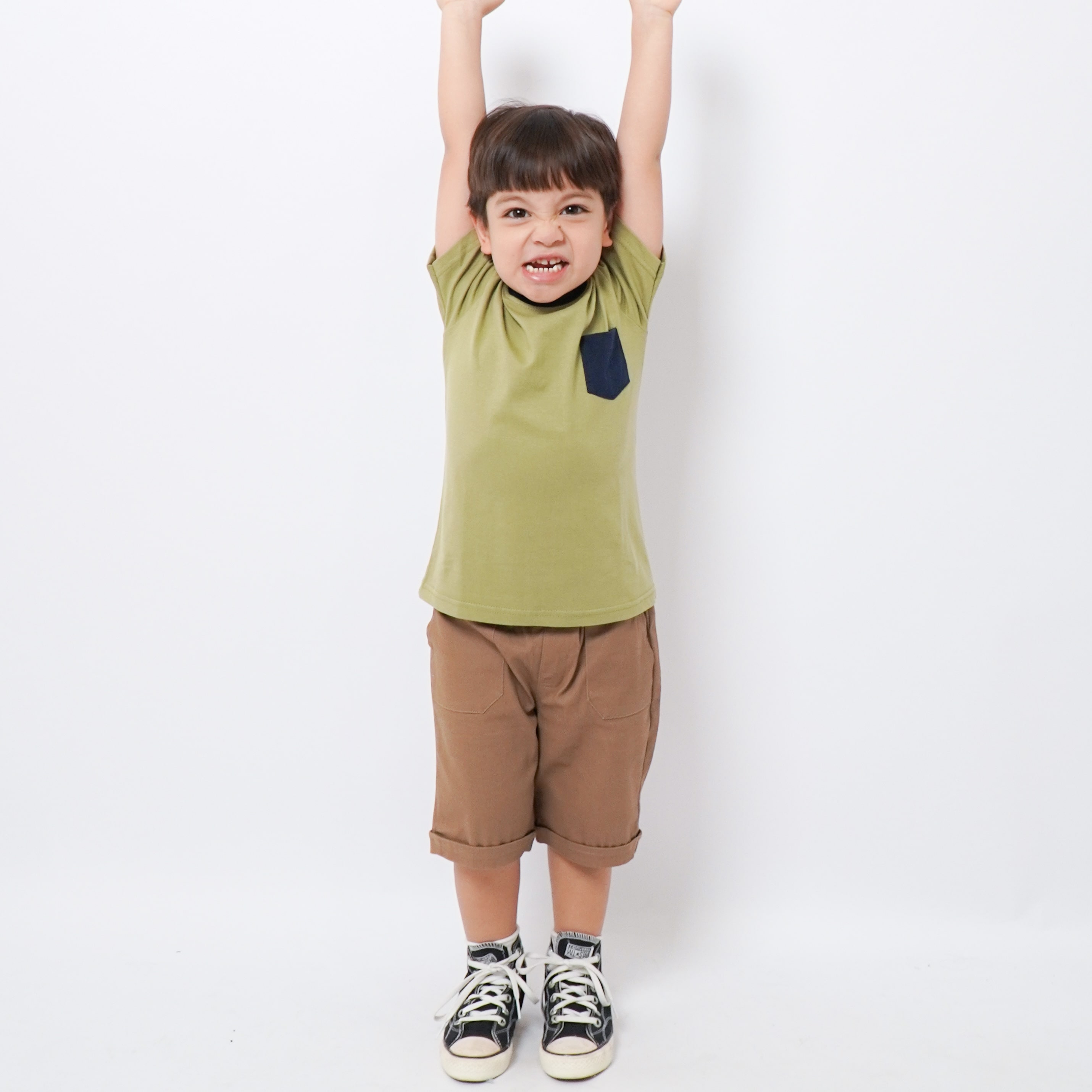 Atasan Kaos Austin Pocket Tee Anak