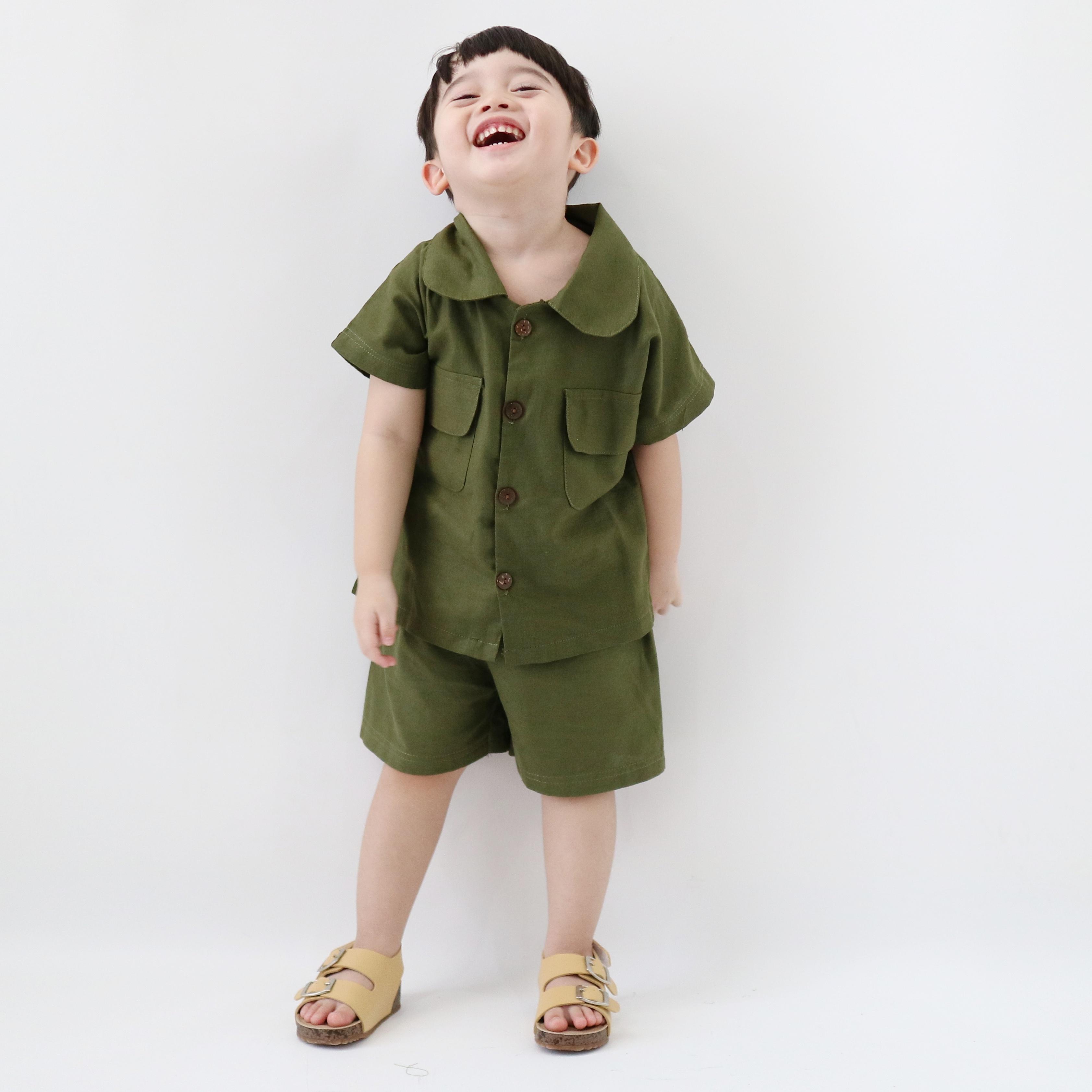 Setelan Pendek Safari Set Anak
