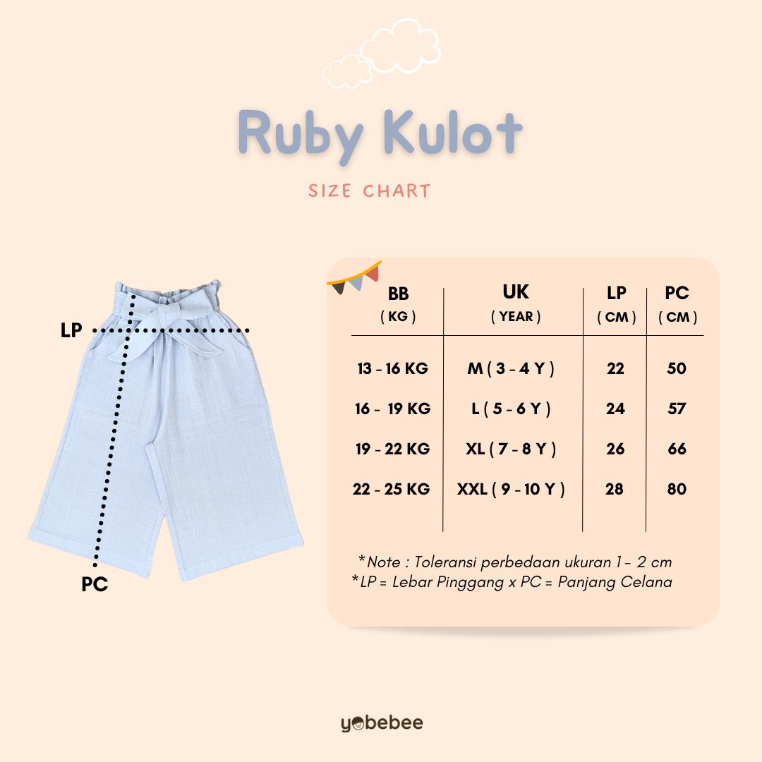 Celana Ruby Kulot Anak