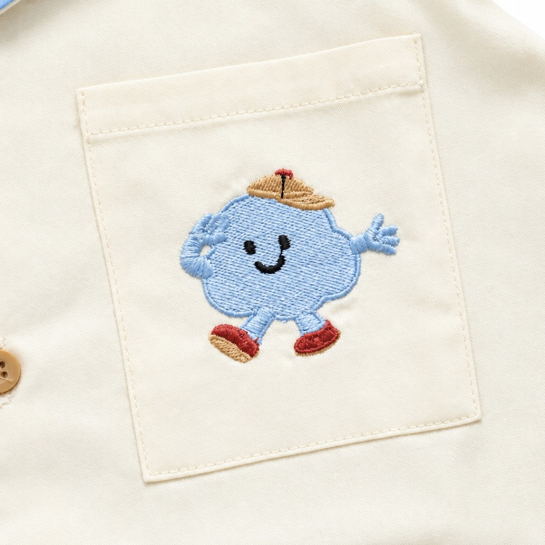 Elio Shirt Kemeja Bordir Anak