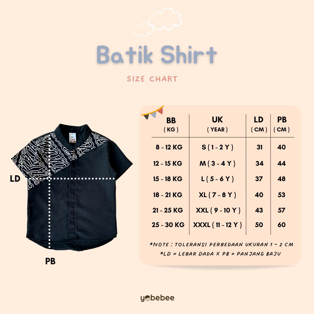 Kemeja Batik Anak Lengan Pendek