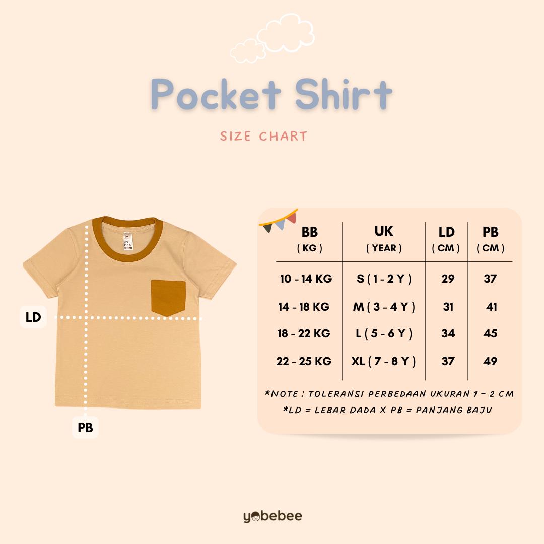 Atasan Kaos Austin Pocket Tee Anak
