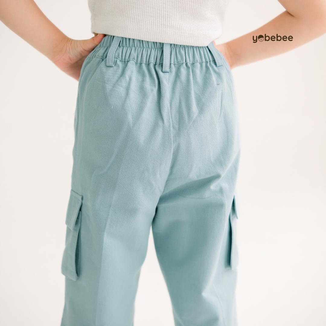 Celana Olive Cargo Pants Anak