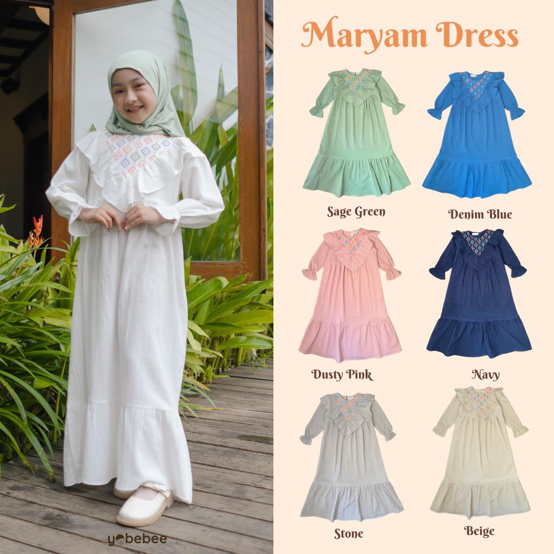 Baju Muslim Maryam Long Dress Anak