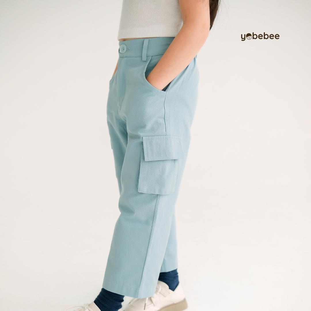 Celana Olive Cargo Pants Anak