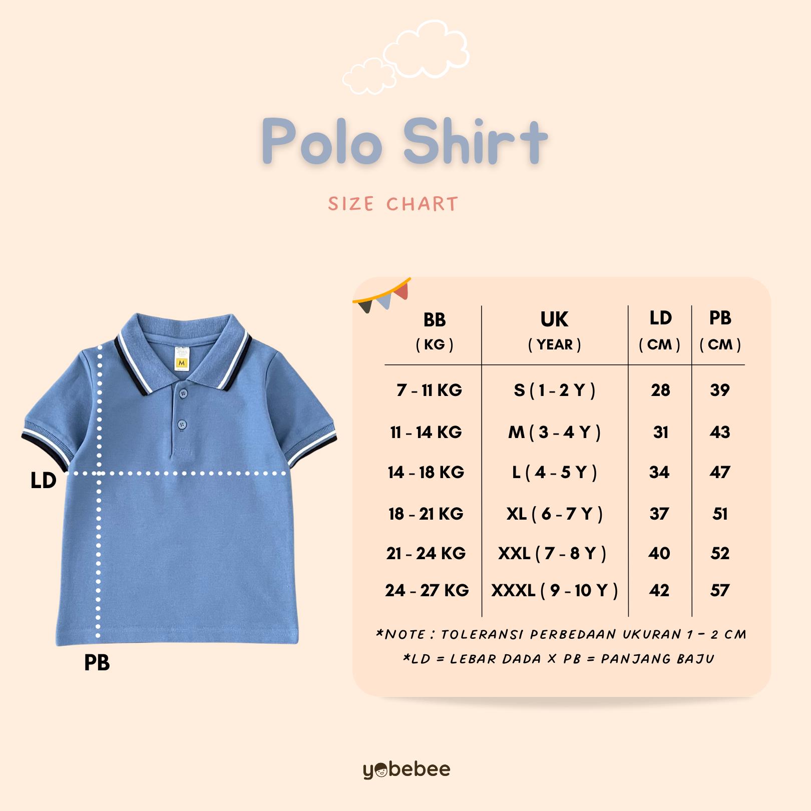 Atasan Polo Shirt Anak Laki-Laki
